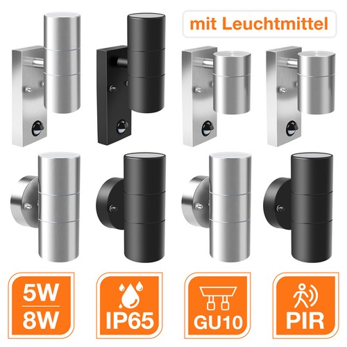 Edelstahl led außenleuchte - edelstahl,