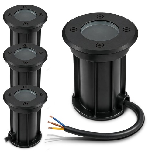 Boru bodenleuchten schwarz - 4x,