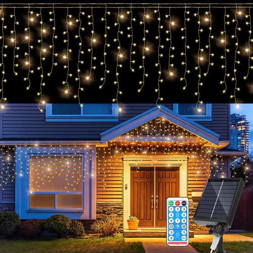 Solar led eisregen außen - solar,