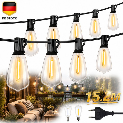 Lichterkette außen st38 - 15.2m,