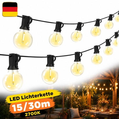 Led lichterkette g40 30m - 30m, ip44