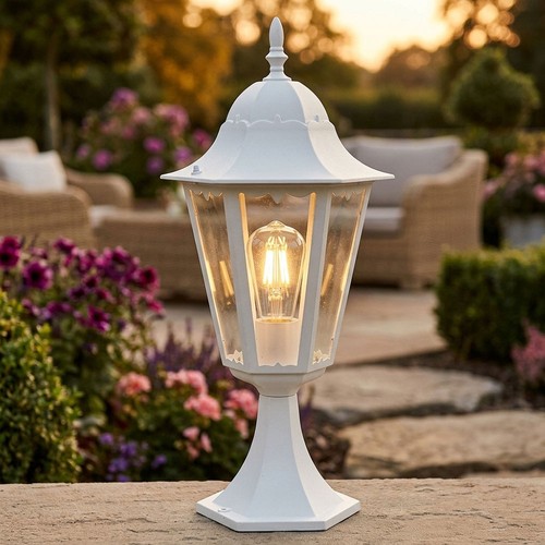 Alu sockel steh laterne lampe - alu,