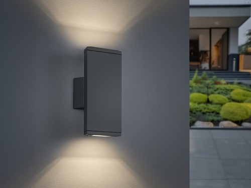 Eckige led außenleuchten - led, up